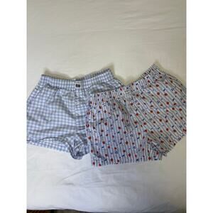Women’s Boxer Shorts - Berries Fruit Design - Small - Luxury Nights